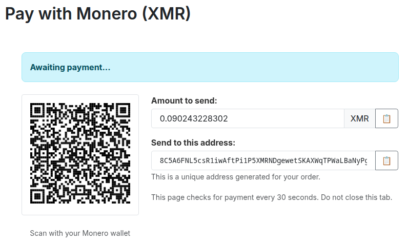 Zero-Knowledge Monero Payments in PrestaShop